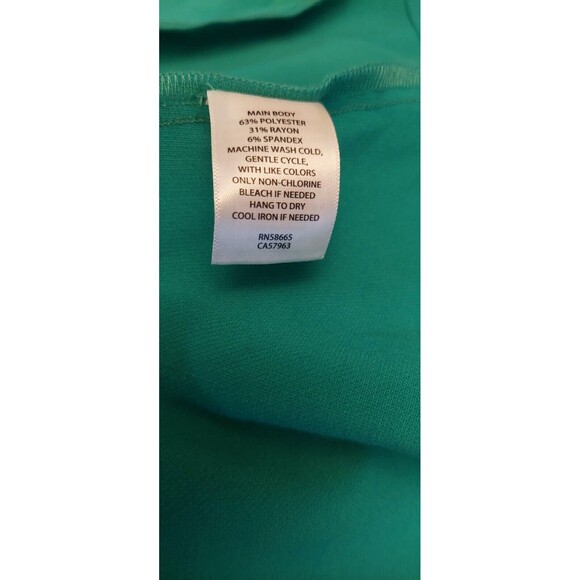 Chelsea 28 Full Skirt Fit And Flare Green Sleeveless Dress Sz XS NWT pockets - Picture 6 of 7